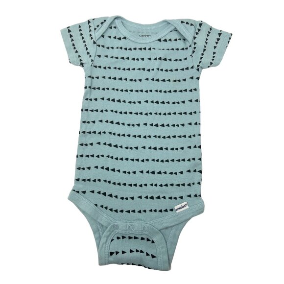 Baby Boy's - Body Suits -White, Navy Blue, Turquoise, & Blue & Cream -Size 3-6 M - Picture 2 of 11